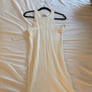 Abercrombie and fitch cream white sweater bodycon dress